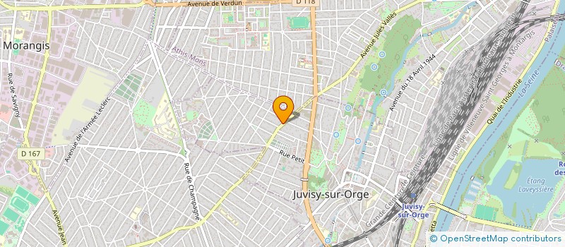 localisation de l'entreprise MONSIEUR PEDRO MARQUES à JUVISY-SUR-ORGE