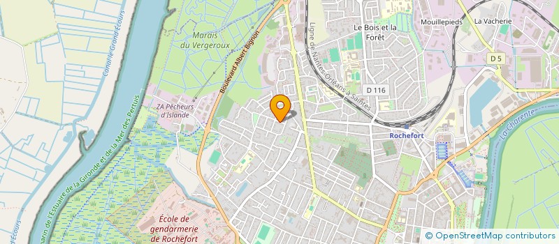 localisation de l'entreprise MONSIEUR PEDRO MARQUES CARDOSO  ROCHEFORT