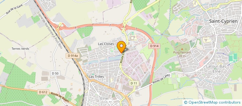 localisation de l'entreprise MONSIEUR PEDRO MATAS à ELNE