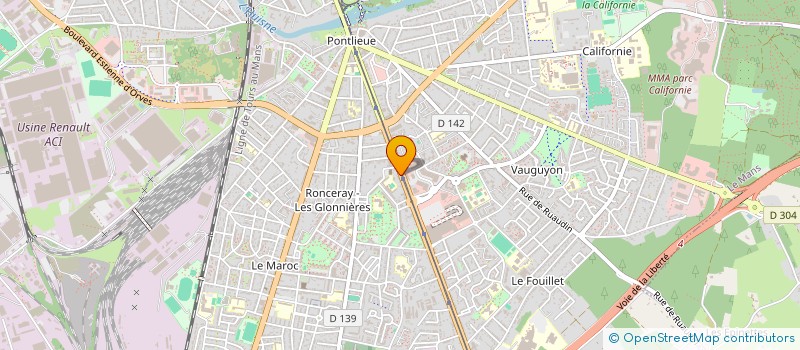 localisation de l'entreprise MONSIEUR PEDRO MIALA MORAIS à LE MANS