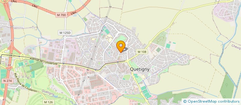 localisation de l'entreprise MONSIEUR PEDRO MIGUEL DE BRITO à QUETIGNY