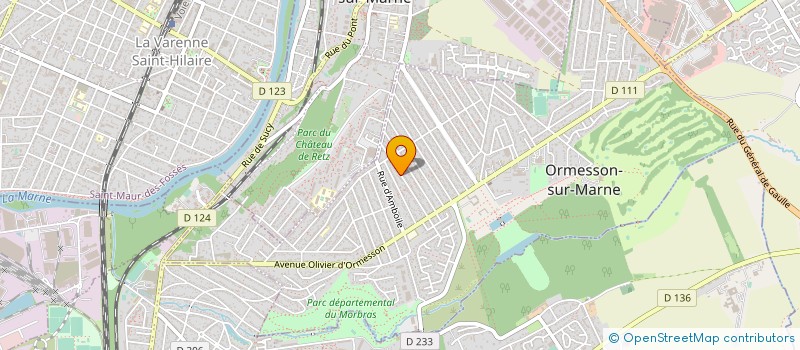 localisation de l'entreprise MONSIEUR PEDRO MIGUEL MOREIRA GASPAR  ORMESSON-SUR-MARNE