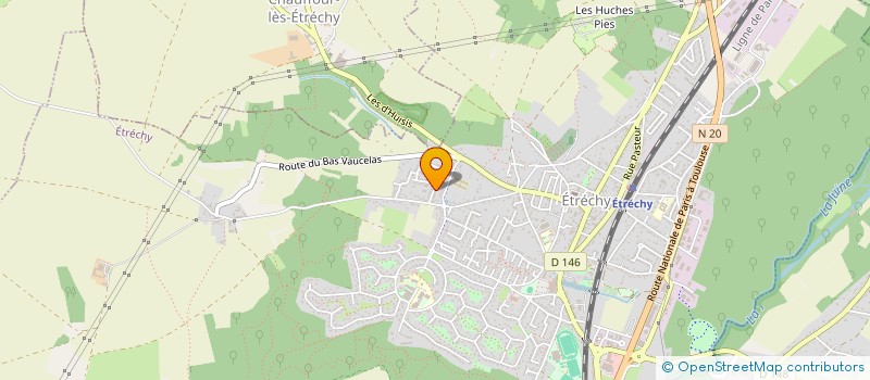 localisation de l'entreprise MONSIEUR PEDRO NASCIMENTO  ETRECHY