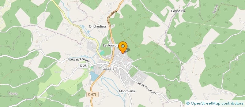 localisation de l'entreprise MONSIEUR PEDRO PEREIRA COUTINHO à CAZALS
