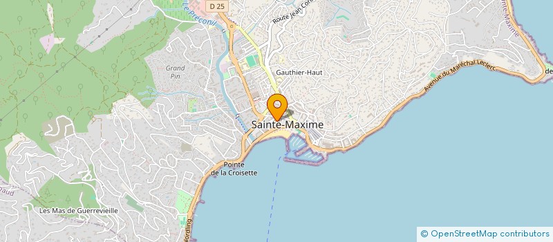 localisation de l'entreprise MONSIEUR PEDRO PEREIRA SERENO à SAINTE-MAXIME