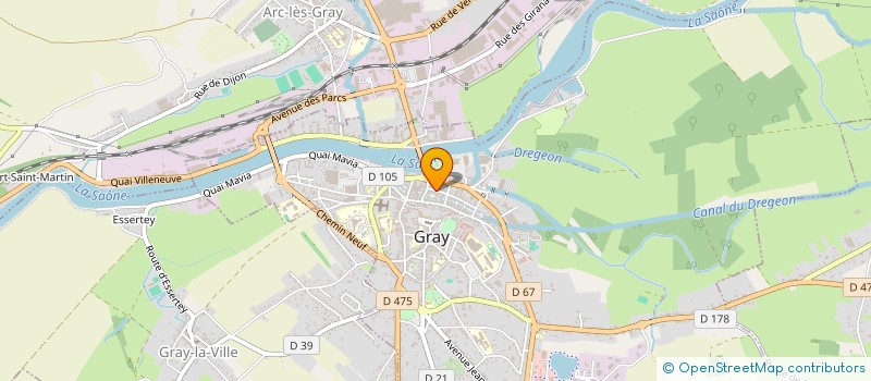 localisation de l'entreprise MONSIEUR PEDRO PINTO DE AMARAL  GRAY