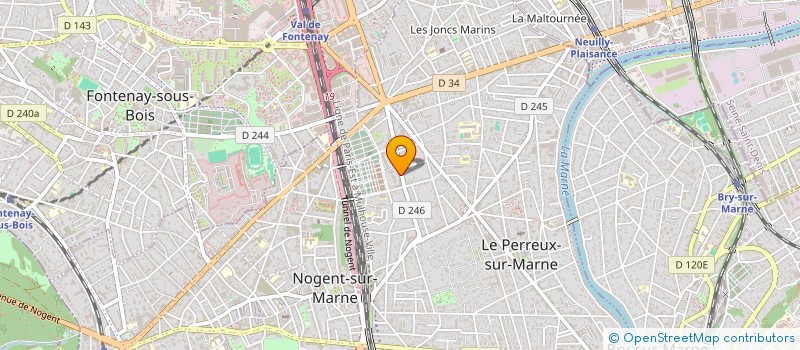 localisation de l'entreprise MONSIEUR PEDRO PIRES  LE PERREUX SUR MARNE