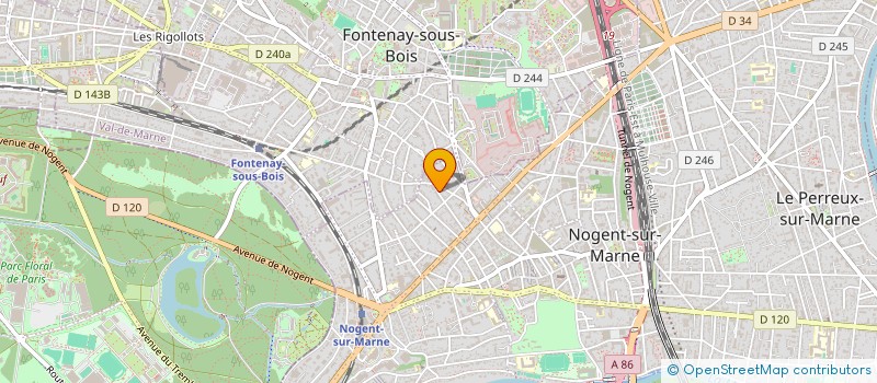 localisation de l'entreprise MONSIEUR PEDRO PUCHE à NOGENT-SUR-MARNE