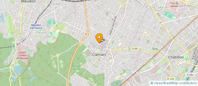 localisation de l'entreprise MONSIEUR PEDRO PULGARIN CONTRERAS à CLAMART