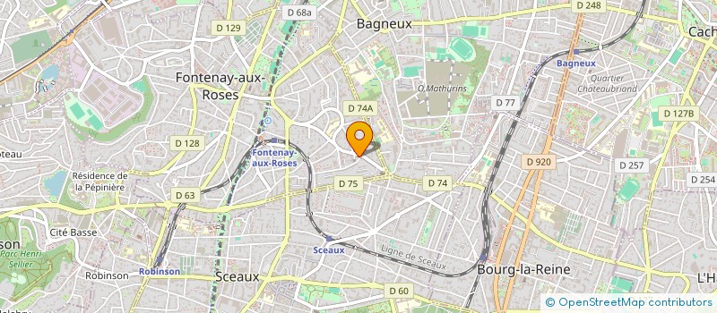 localisation de l'entreprise MONSIEUR PEDRO PUNINU  FONTENAY-AUX-ROSES