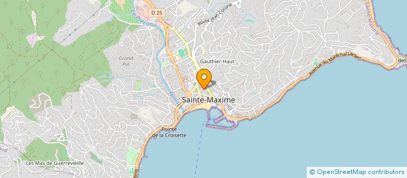 localisation de l'entreprise MONSIEUR PEDRO RAMOS DA FONSECA à SAINTE-MAXIME
