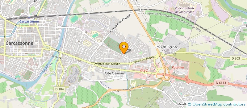 localisation de l'entreprise MONSIEUR PEDRO RIBEIRO DE JESUS à CARCASSONNE