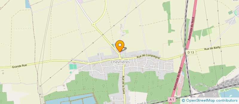 localisation de l'entreprise MONSIEUR PEDRO RICARDO DOS REIS OLIVEIRA  CHEVRIERES