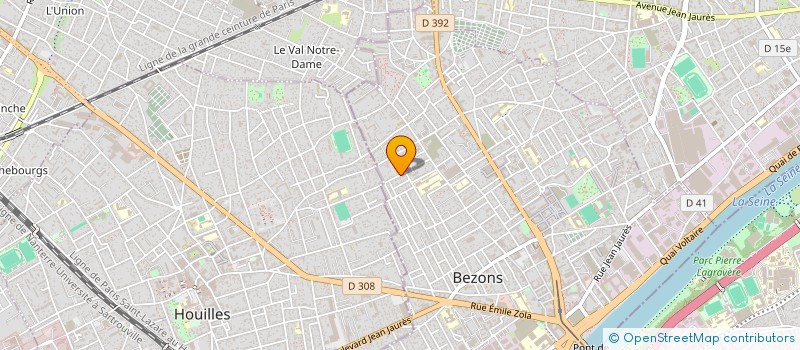 localisation de l'entreprise MONSIEUR PEDRO ROCHA FREIRE  BEZONS