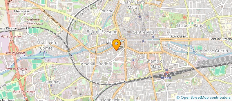 localisation de l'entreprise MONSIEUR PEDRO RODRIGUES PEREIRA  RENNES