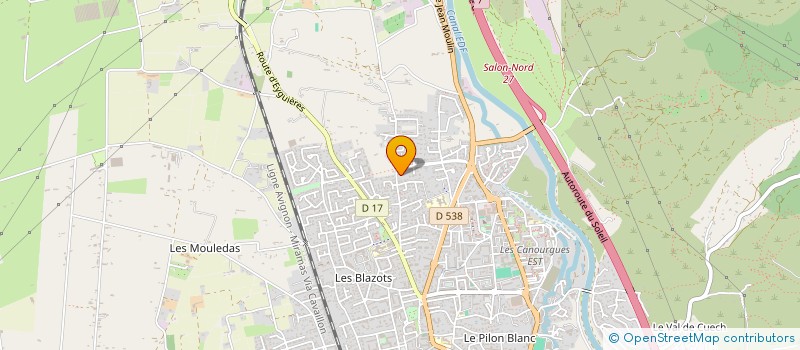 localisation de l'entreprise MONSIEUR PEDRO RUANO à SALON-DE-PROVENCE
