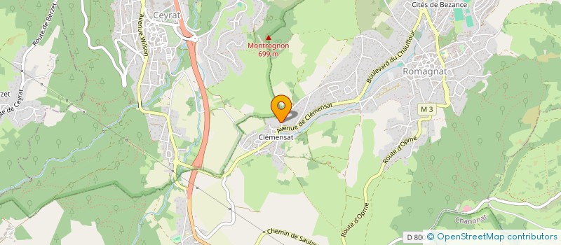 localisation de l'entreprise MONSIEUR PEDRO SANCHEZ PARDO à ROMAGNAT