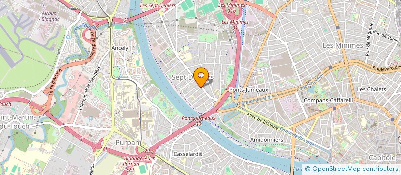 localisation de l'entreprise MONSIEUR PEDRO SILVA SOUZA  TOULOUSE