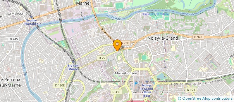 localisation de l'entreprise MONSIEUR PEDRO SOUZA SANTOS  NOISY-LE-GRAND