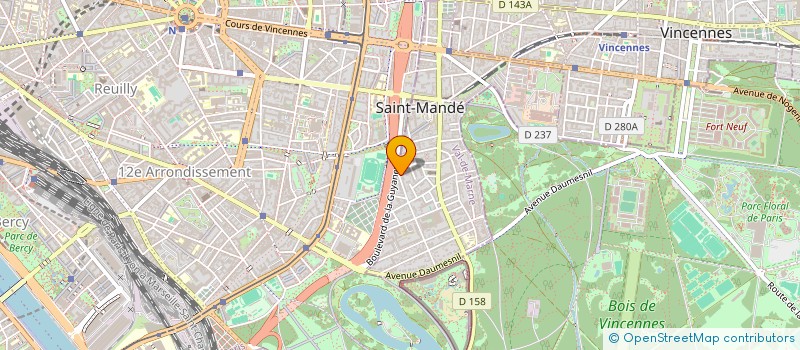 localisation de l'entreprise MONSIEUR PEDRO TARRIFA VASQUEZ  SAINT-MANDE