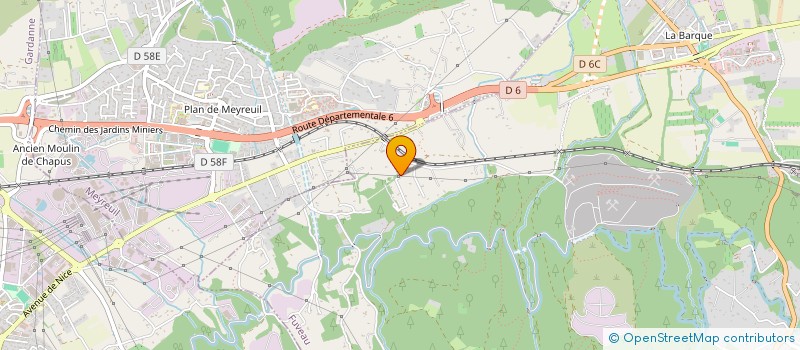 localisation de l'entreprise MONSIEUR PEDRO TEIXEIRA  FUVEAU