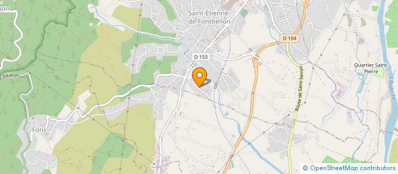 localisation de l'entreprise MONSIEUR PEDRO TEIXEIRA DA SILVA à SAINT-ETIENNE-DE-FONTBELLON