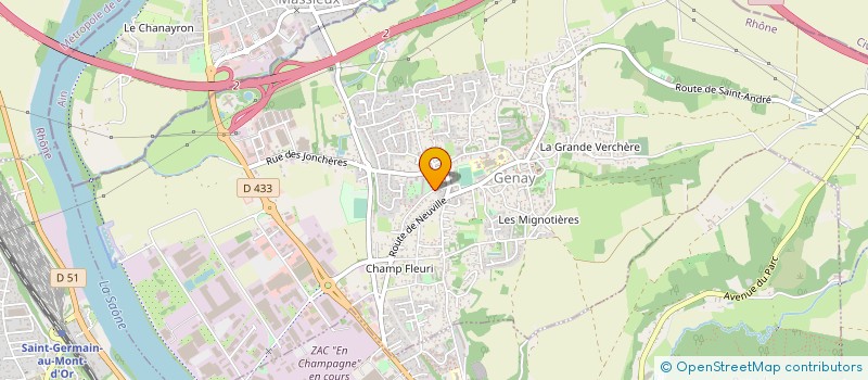 localisation de l'entreprise MONSIEUR PEDRO VALADARES MARTINS  GENAY