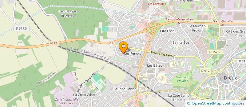 localisation de l'entreprise MONSIEUR PEDRO VAZ GOMES à DREUX