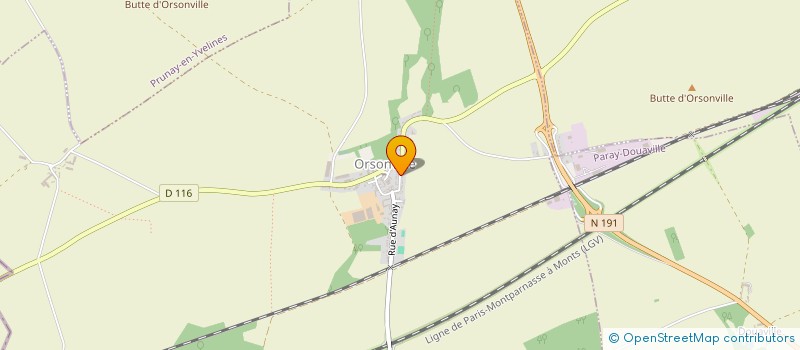 localisation de l'entreprise MONSIEUR PEDRO VIEIRA DOS SANTOS  ORSONVILLE