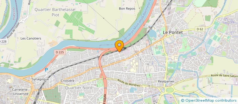 localisation de l'entreprise MONSIEUR PEERS DALE  LE PONTET