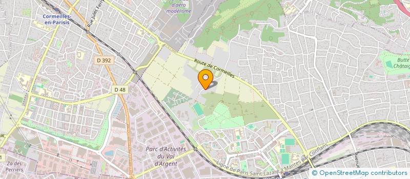 localisation de l'entreprise MONSIEUR PEGGY FALCK  ARGENTEUIL