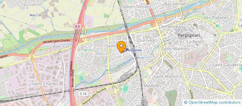 localisation de l'entreprise MONSIEUR PEGHAM SAFI  PERPIGNAN