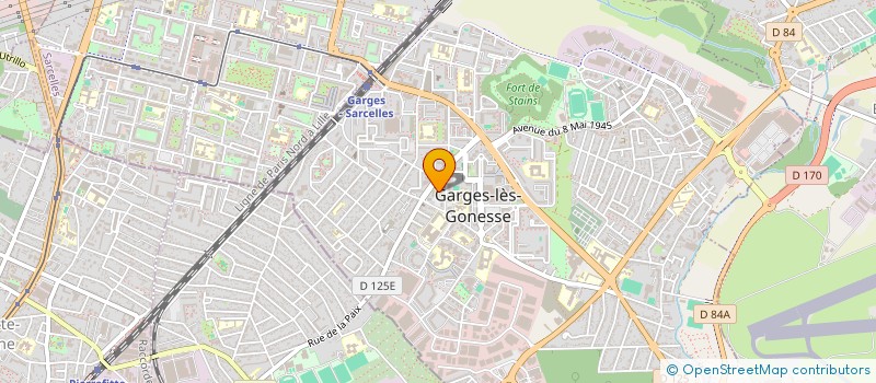 localisation de l'entreprise MONSIEUR PEGUY CLAIRE  GARGES-LES-GONESSE