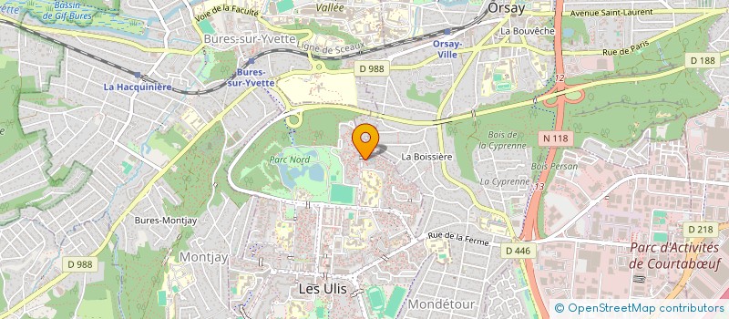localisation de l'entreprise MONSIEUR PEILLON PEILLON THIERRY à LES ULIS