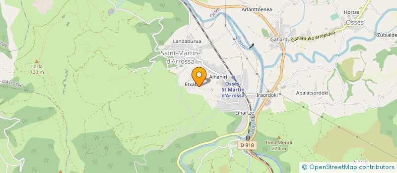 localisation de l'entreprise MONSIEUR PEIO ETCHEVERRY  BIDARRAY