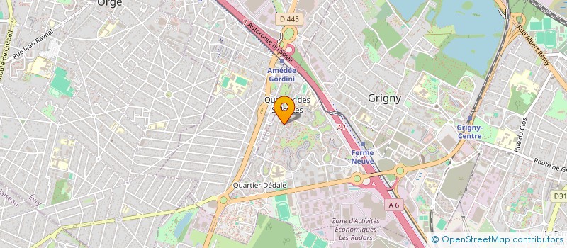 localisation de l'entreprise MONSIEUR PELEGE BAZILE  GRIGNY