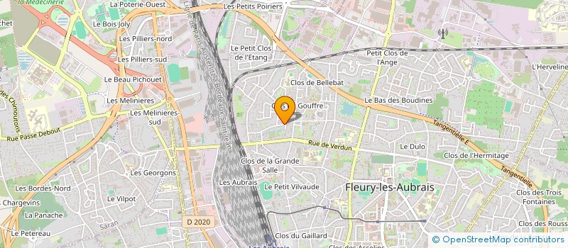 localisation de l'entreprise MONSIEUR PELMAL RAMSAMY à FLEURY-LES-AUBRAIS