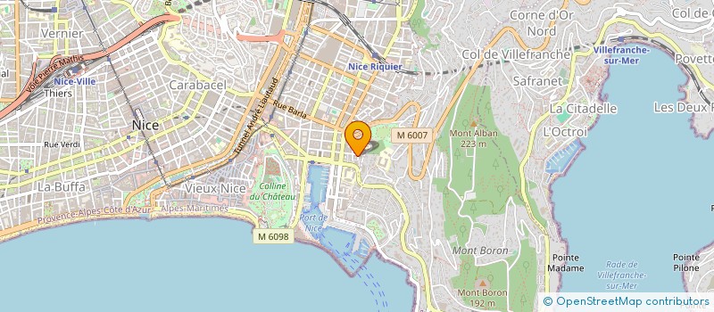 localisation de l'entreprise MONSIEUR PEMASIRI SAMARARATNA MUHANDIRAMGE SILVA à NICE