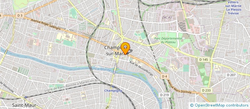 localisation de l'entreprise MONSIEUR PEMBELE ZI MUNTU MAKANGU à CHAMPIGNY-SUR-MARNE