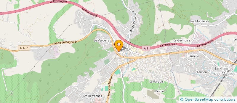 localisation de l'entreprise MONSIEUR PENA MARCO à LE LUC