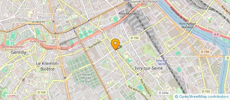 localisation de l'entreprise MONSIEUR PENG REN à IVRY-SUR-SEINE