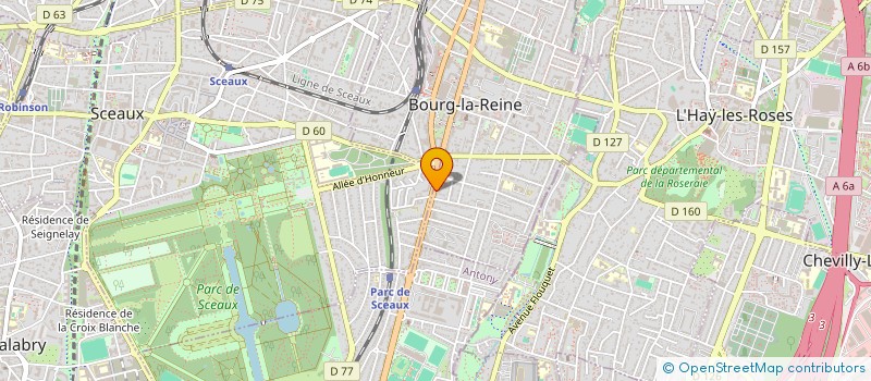 localisation de l'entreprise MONSIEUR PENG WANG  BOURG-LA-REINE