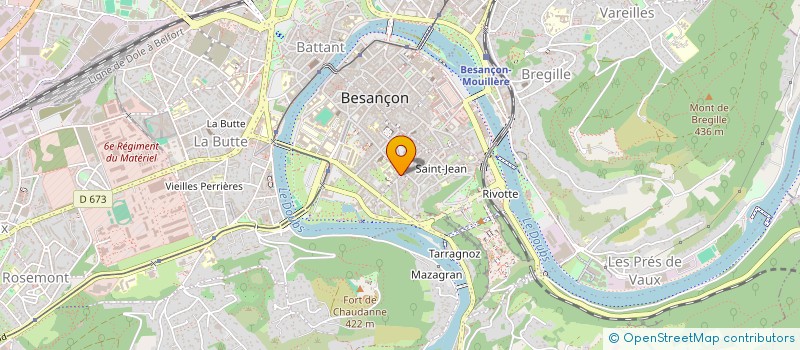 localisation de l'entreprise MONSIEUR PENG ZHONG à BESANCON