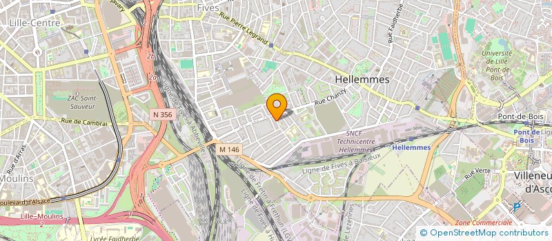 localisation de l'entreprise MONSIEUR PENIEL BETINDJI à LILLE