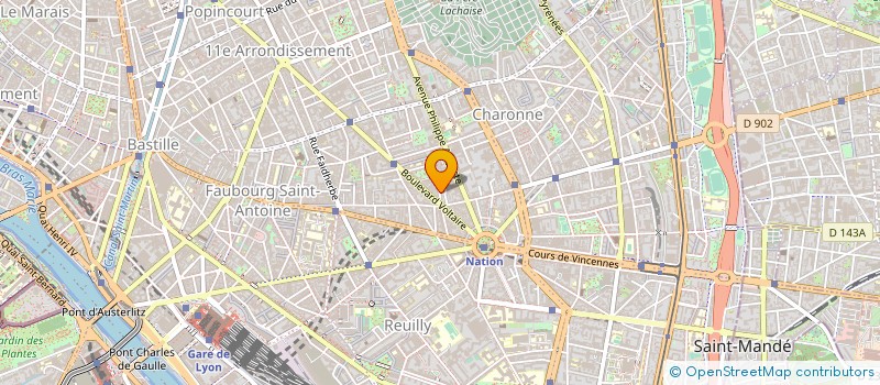 localisation de l'entreprise MONSIEUR PENOUCOS DE CUENA à PARIS