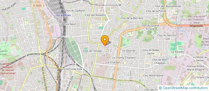 localisation de l'entreprise MONSIEUR PEPAUD DALLY  ORLEANS