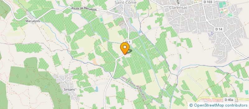 localisation de l'entreprise MONSIEUR PEPE CASTRO  SAINT-COME-ET-MARUEJOLS