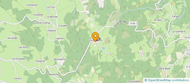 localisation de l'entreprise MONSIEUR PEPER BLACHETTA  LA CHAPELLE AGNON