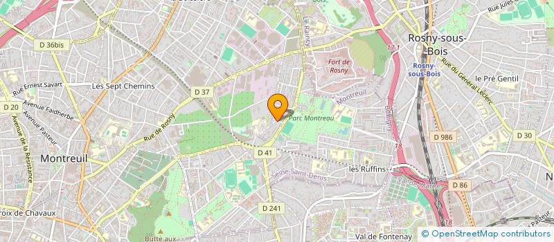 localisation de l'entreprise MONSIEUR PEPITO SABAS à MONTREUIL