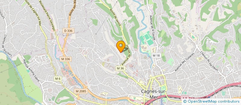 localisation de l'entreprise MONSIEUR PER NYSTROM à CAGNES-SUR-MER